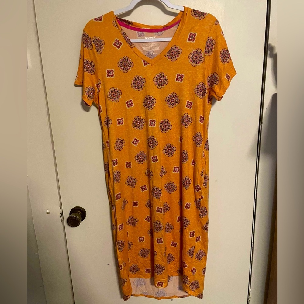 Joyspun Orange Nightgown